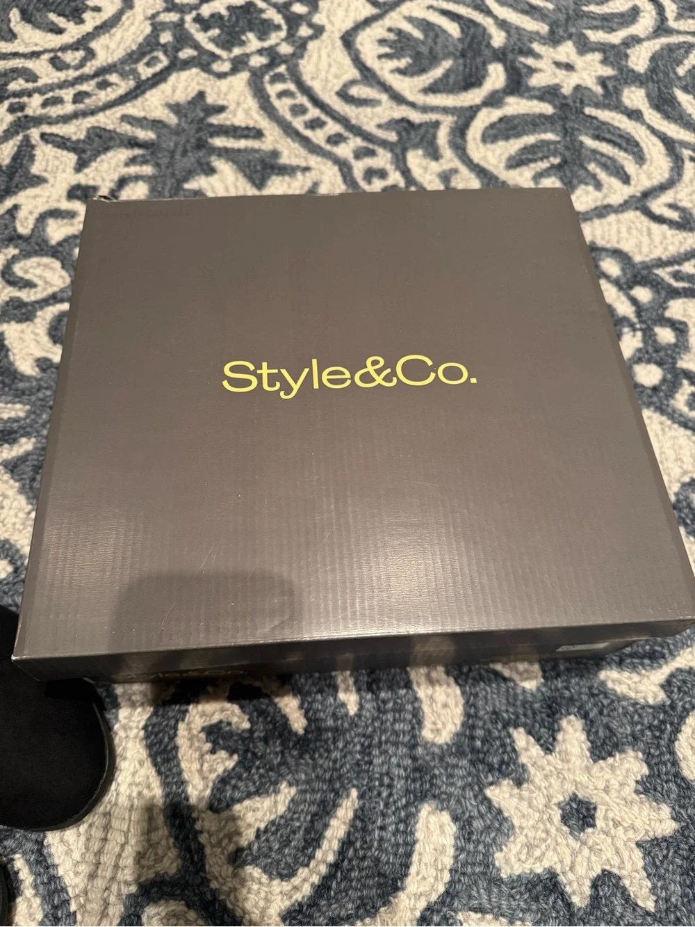 Style & Co. Black Over-the-Knee Stretch Boots